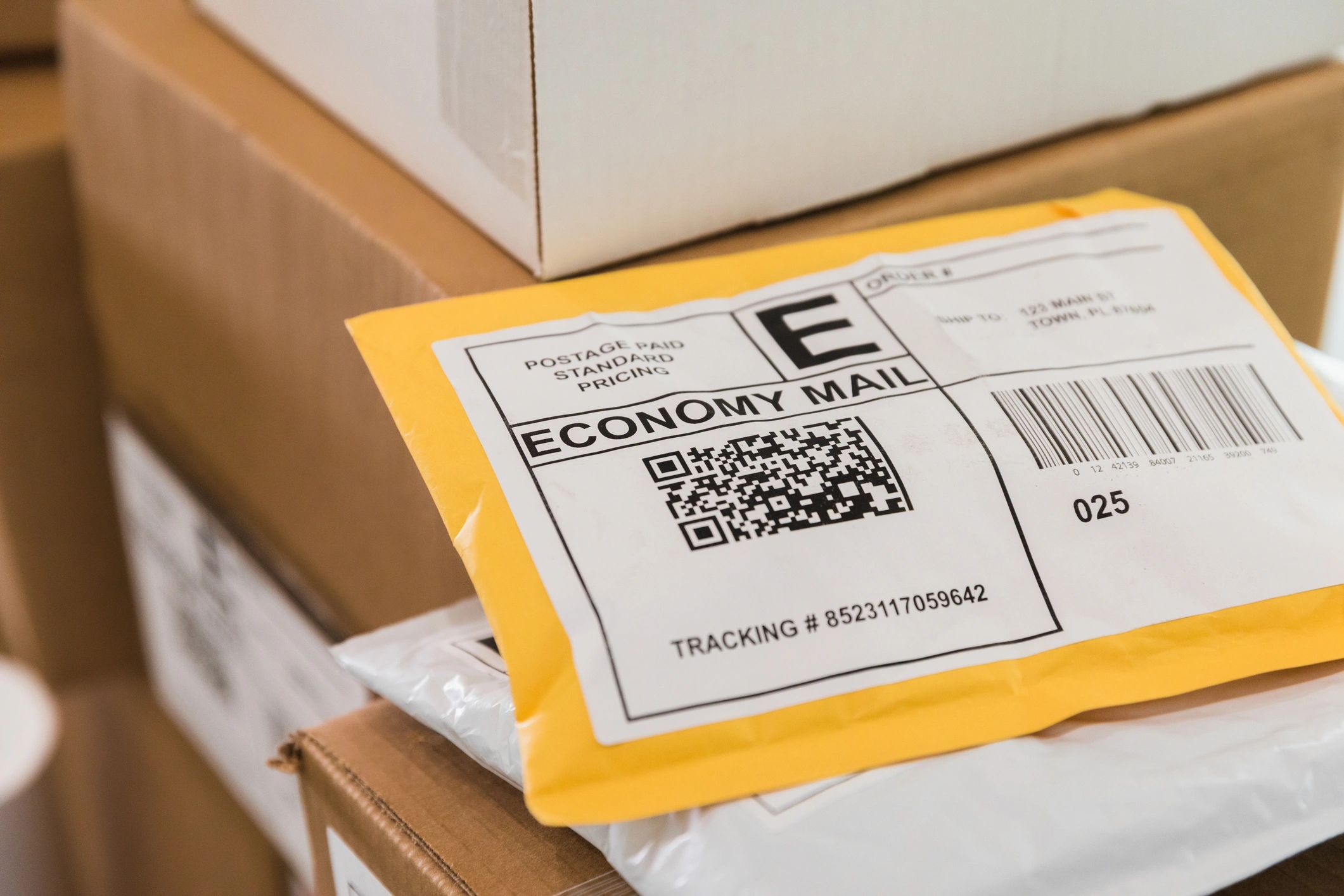 Poly courier mailer bags (poly mailers) for shipping