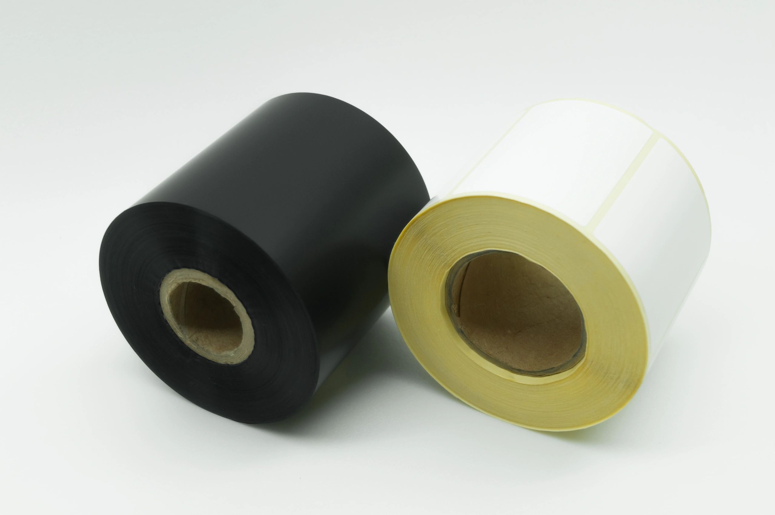 Rolls of shipping labels